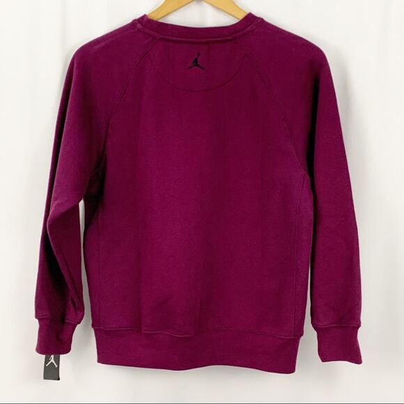 NWT Nike Air Jordan Purple Sweatshirt L - Picture 7 of 7